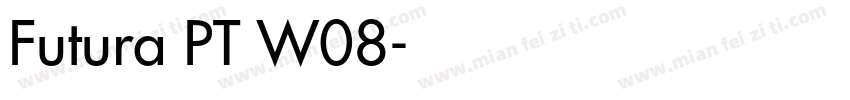 Futura PT W08字体转换